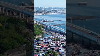 Coastal road sta ana wharf bridge project drone davaocitycoastalroad davaocity [upl. by On]