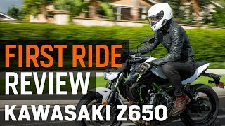 Kawasaki Z650 First Ride Review at RevZillacom [upl. by Ganiats]