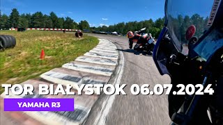 Yamaha R3  Tor Białystok Track Day RZ4 06072024 [upl. by Shaffer480]