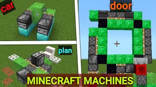 MINECRAFT WORKING MACHINES [upl. by Sybyl]