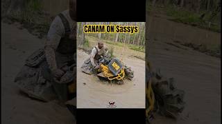 Can am Outlander on Assassinators is the way to go mudtires bestmudtires sassys yellowcanam mud [upl. by Diantha]