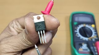 How to Test Triac BT136 BT134 using Digital Multimeter in Hindi  triac electronics [upl. by Cassondra]