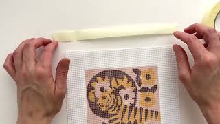 Learn Edge Binding  Zollie Needlepoint [upl. by Capello468]