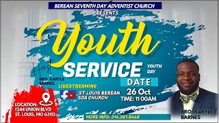 Youth Day  Berean SDA Church 10262024 [upl. by Lampert663]