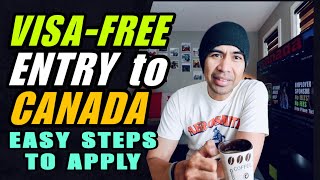 VISA FREE ENTRY TO CANADA  EASY STEPS TO APPLY By Soc Digital Media canada visafreetravel [upl. by Elleved208]