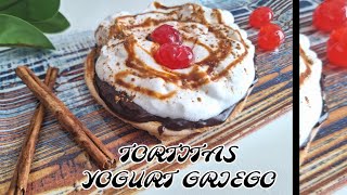 TORTITAS DE YOGURT GRIEGO  FACILES Y ESPONJOSAS 🥞🥞 [upl. by Enoyrt]