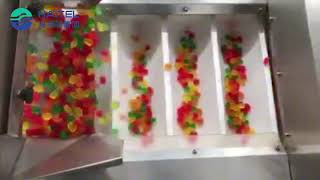 GUMMY BEARS Packing Machine  Automatic Gummy Filling Machine  Weigher Packaging Haitel [upl. by Valsimot263]