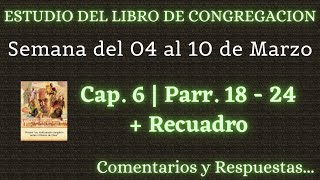 ESTUDIO DE LIBRO DE CONGREGACIÓN ✅ SEMANA DEL 04 AL 10 DE MARZO [upl. by Kozloski465]