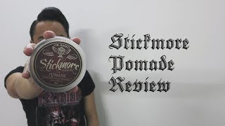 Stickmore Pomade Review [upl. by Pip]