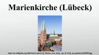 Marienkirche Lübeck [upl. by Anirtep940]