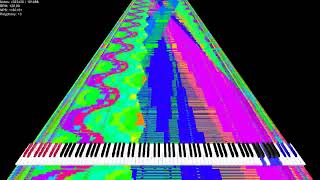 BLACK MIDI 26476 VIEWS SPECIAL haha song 1 BILLION NOTES  BONUS NOTES COUNTER [upl. by Nolana]