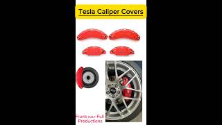 Tesla Caliper Covers model3 electriccar tesla diy teslacar [upl. by Vatsug]