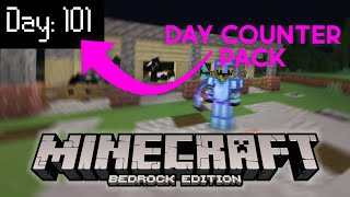 Want to Make 100 Days Videos on Bedrock Edition TRY THIS MCPEW10 [upl. by Olin927]