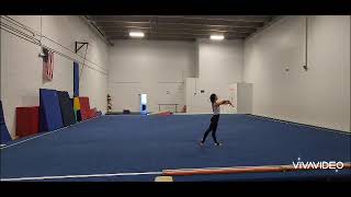 USAG Level 1 floor routine righties 20212029 [upl. by Selmner]