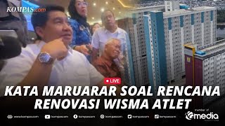 🔴LIVE  Menteri PKP Maruarar Sirait Ungkap Rencana Ubah Wisma Atlet Jadi Hunian dan Rumah Dinas ASN [upl. by Nored]