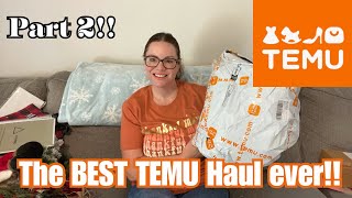 THE BEST TEMU HAUL EVER pt 2 gift ideas beauty shoes and more [upl. by Cliff]