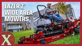 Debuting the 2022 Exmark 96 and 144inch WideArea Lazer Z ZeroTurn Mowers  Exmark [upl. by Masha]