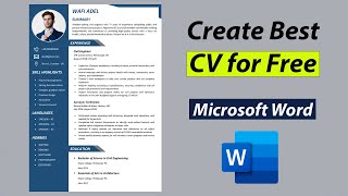 How to Make Resume for Job  Resume Kaise Banaye  CV Format for Job [upl. by Nnylram]