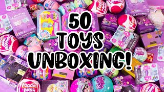 Unboxing 50 NEW Blindbags HUGE Unboxing Party [upl. by Sharpe163]