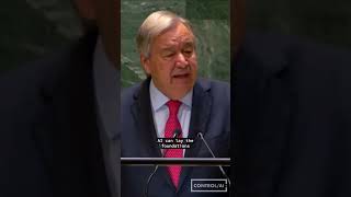 UN Chief Warns AI is quotExistential Riskquot [upl. by Ennasirk]