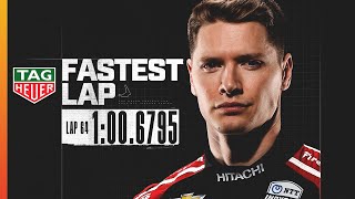 Josef Newgarden turns FASTEST lap on Streets of St Petersburg  TAG Heuer  INDYCAR [upl. by Eirot]