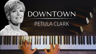 Petula Clark  Downtown  piano sheets [upl. by Jariv]