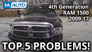 Top 5 Problems Ram Truck 1500 4th Generation 200917 [upl. by Irot284]