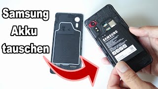 Samsung Galaxy Cover 5 Akku tauschen  Anleitung [upl. by Hgielram]