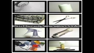 64 3D Sound  Hairdressers Virtual Barber shop Binaural  SOUNDsculptures ASMR [upl. by Alroi799]