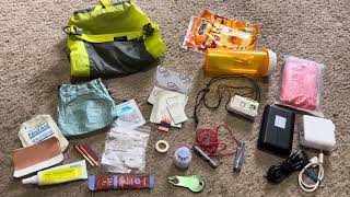 Basic Minimalist First Aid amp Electronics 2024 AT Thruhike Gear [upl. by Cesar]