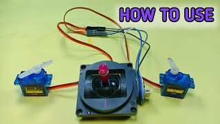 Multiple servo control with joystick and arduino 2022 [upl. by Nodnarg]