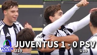 Il GOL di ALFONSO MONTERO Figlio di PAOLO  JUVENTUS U19 10 PSV U19  UEFA YOUTH LEAGUE [upl. by Gaiser939]