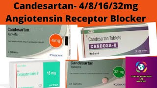 Tab Candesartan 481632mg  Indications Contraindication Caution Side Effects [upl. by Epperson506]