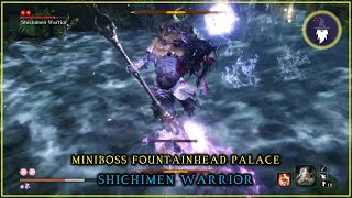 SEKIRO  SHICHIMEN WARRIOR Miniboss Fountainhead Palace [upl. by Abigail]