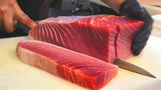 The Highest Grade Bluefin tuna Sashimi Around the World  Taiwanese Street Food [upl. by Sewole]