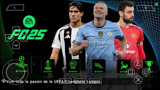 FIFA 2025 PPSSPP Android Offline 4K Camera  EA FC 25 PPSSPP HD Graphics Update Kits ampTransfer 2425 [upl. by Haily]