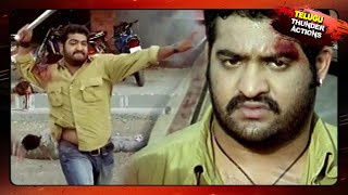 Jr NTR Most Popular Power Pack Action Scenes  التيلجو أفضل مشاهد العمل [upl. by Countess]