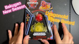 Unbox amp Review  Dragonoid Blaze Sword Special Attack  Collection Hobby bakugan [upl. by Beebe]