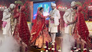 Royal Wedding Vlog 😍 Childhood Crush Got Married ❤️ Aaj Mere Yaar Ki Shadi hai Bride Groom Entry [upl. by Leira250]