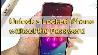 How to Unlock a Locked iPhone without the Password without Computer 2024 [upl. by Ruthe]