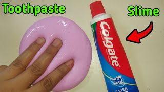 Colgate Toothpaste Slime ASMR l How to make slime with Colgate Toothpaste l Slime With Toothpaste [upl. by Arabelle280]