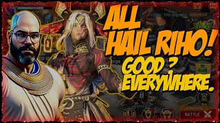 RAID GODDESS Riho Bonespear  RAID Shadow Legends [upl. by Haimaj]