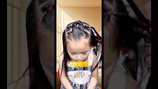 Girls Hairstyle Ideas shorts shortsvideo [upl. by Blakelee699]