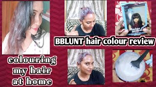 BBLUNT salon hair colour reviewBBLUNT burgundy shadehair colour at homemydili tips and ideas [upl. by Goda]