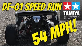 Tamiya Terra Conqueror Hits 54mph [upl. by Imoyaba386]