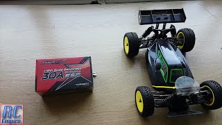 Turnigy Trackstar 30A 116 ESC  Unboxing Fitting and testing  Losi mini eight [upl. by Aicilyhp951]