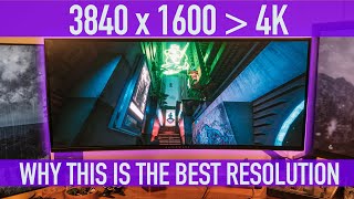 3840x1600 is Better Than 4k Why This is the Best Resolution Alienware AW3821DW [upl. by Anitel]