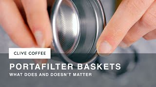 Portafilter Baskets – Do They Matter [upl. by Aiza]