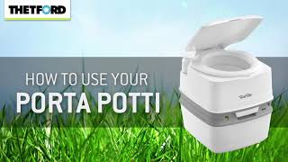 How to use your Thetford Porta Potti [upl. by Lhamaj]