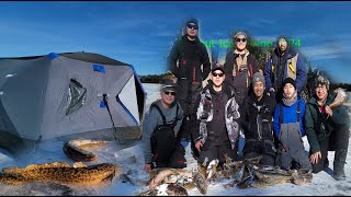 Eelpout Ice Fishing 2024 Episode 3  Nuv Ntses Qav Ntsuab [upl. by Nyrem620]